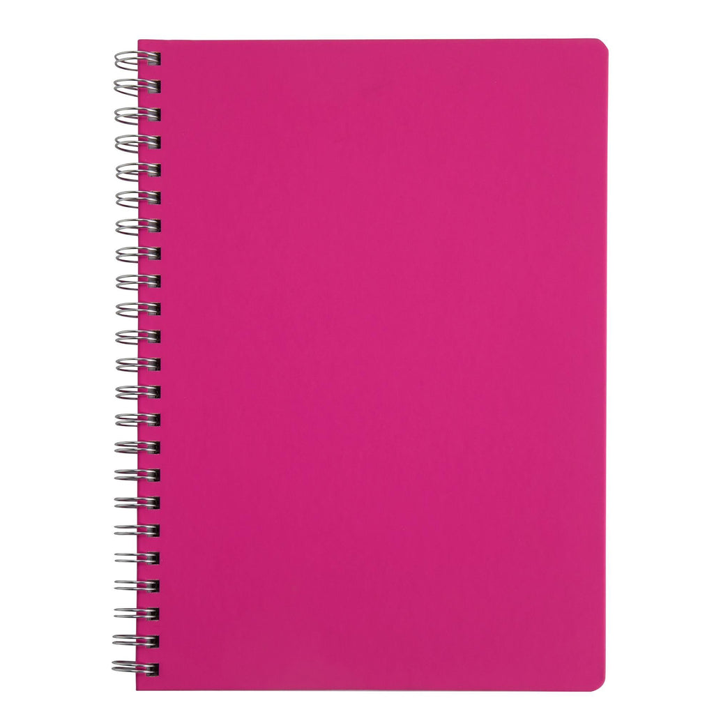 Sainsbury's Home Wiro Notebook Pink A4