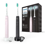 Philips Sonicare Series 3100 dual pack Sugar Rose & Black   2 per pack GOODS M&S   