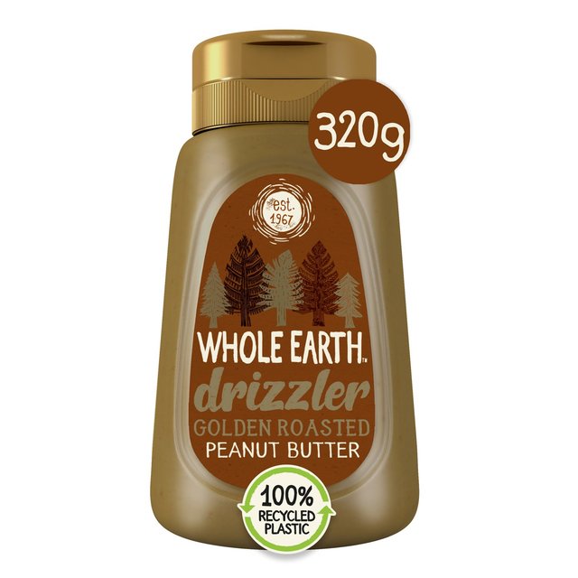 Whole Earth Drizzler Golden Roasted Peanut Butter   320g