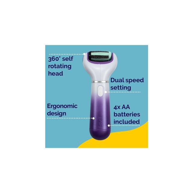 Scholl Two in One Electronic Foot File Purple GOODS M&S   