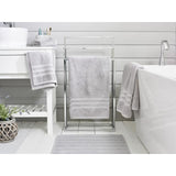 Luxury Cotton Towels Silver GOODS M&S   