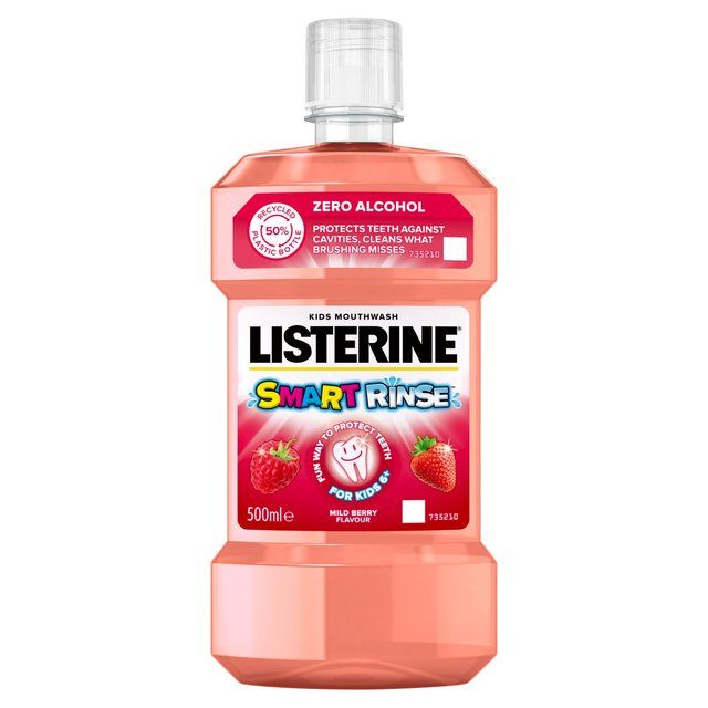 Listerine Smart Rinse Mild Berry   500ml