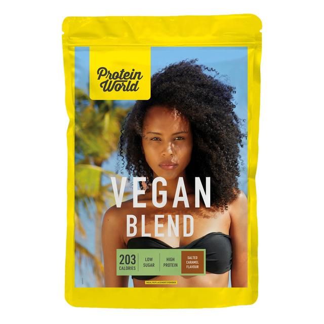 Protein World Vegan Salted Caramel Slender Blend    1200g GOODS M&S   