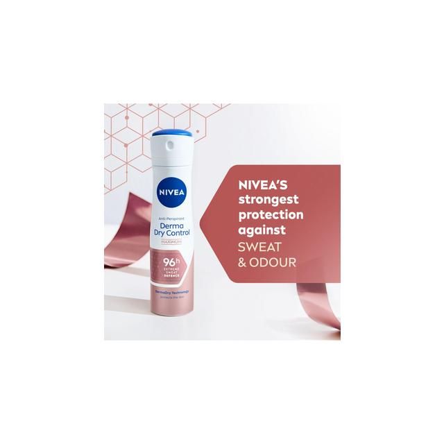 NIVEA Derma Control Maximum Protection Anti-Perspirant Deodorant Spray   200ml GOODS M&S   