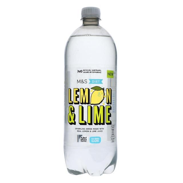 M&S Diet Sparkling Lemon & Lime   1L