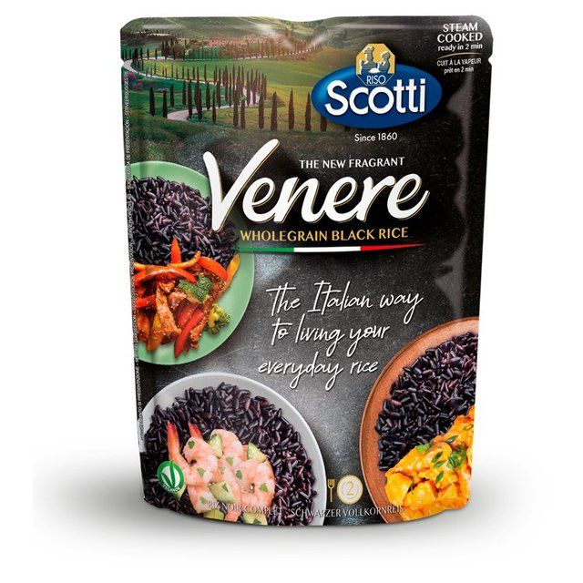 Riso Scotti Microwave Venere Wholegrain Black Rice   230g GOODS M&S   