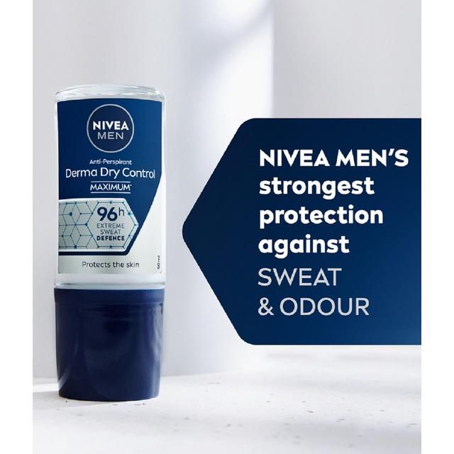 NIVEA MEN Derma Control Maximum Protection Anti-Perspirant Roll-on   50ml GOODS M&S   