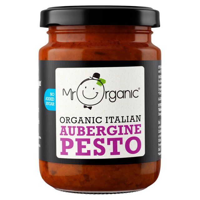 Mr Organic Aubergine Pesto   130g