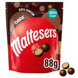 Maltesers Dark Chocolate & Honeycomb Bites 65% Cocoa Pouch Bag   88g GOODS M&S   