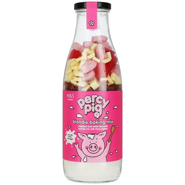 M&S Percy Pig Blondies Baking Bottle Mix   615g