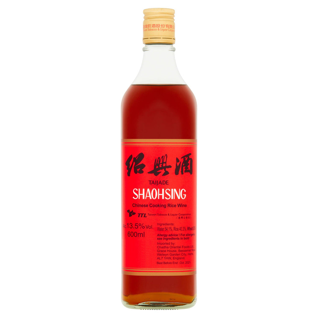 Taiwan Tobacco & Liquor Corporation Taijade Shaohsing Chinese Cooking Rice Wine 600ml