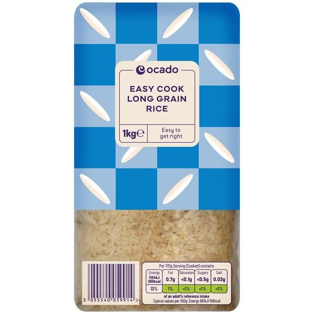 Ocado Easy Cook Long Grain Rice   1kg