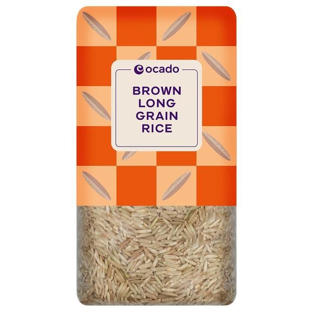 Ocado Brown Long Grain Rice   1kg