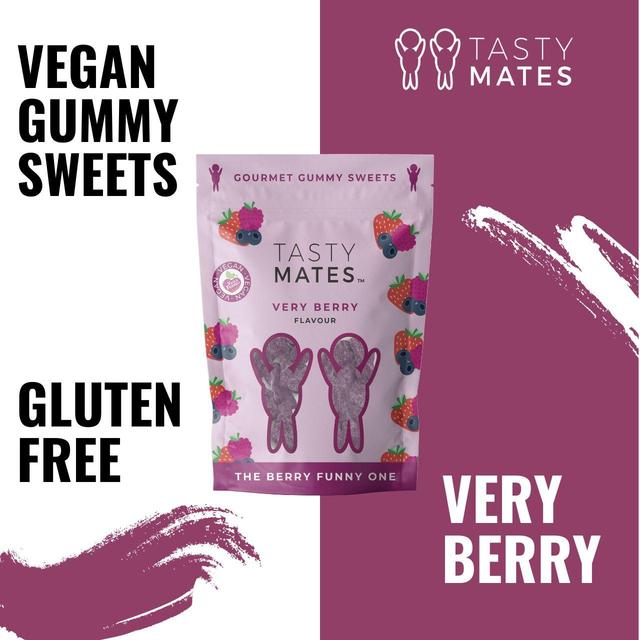 Tasty Mates Very Berry Gourmet Gummy Sweets   136g