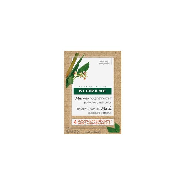 Klorane Anti-dandruff Treating Powder-Mask with Galangal   8 x 3g