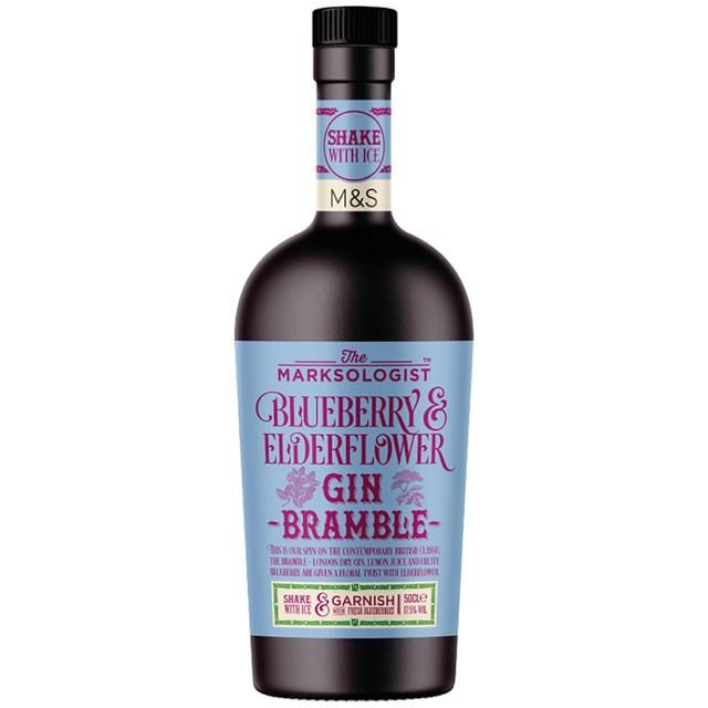 M&S Marksologist Blueberry & Elderflower Gin Bramble   50cl