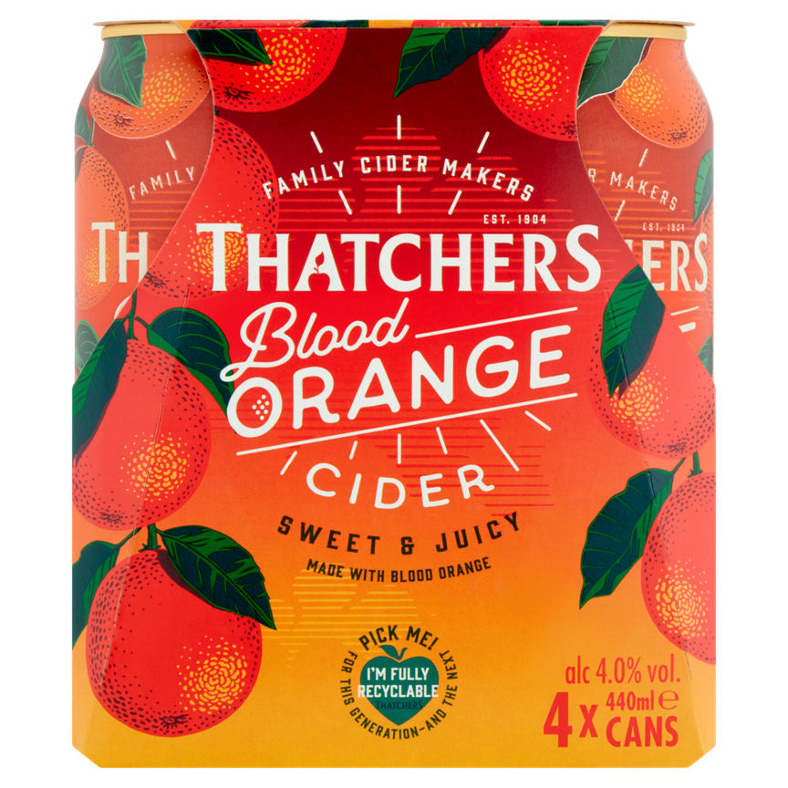 Thatchers Blood Orange Cider Cans