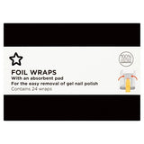 Superdrug Foil Nail Wraps Box of 24 Pack GOODS Superdrug   