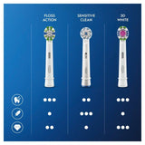 Oral-B FlossAction Toothbrush Heads   4 per pack GOODS M&S   