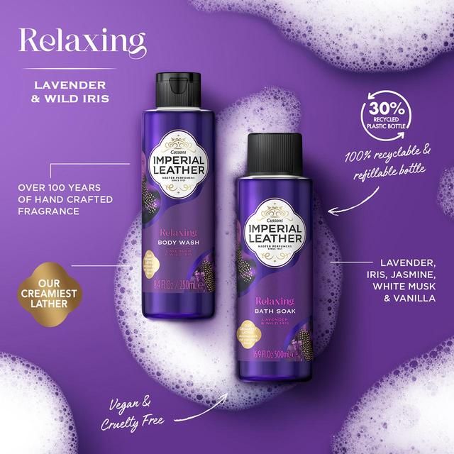 Imperial Leather Relaxing Lavender and Wild Iris Bubble Bath   500ml