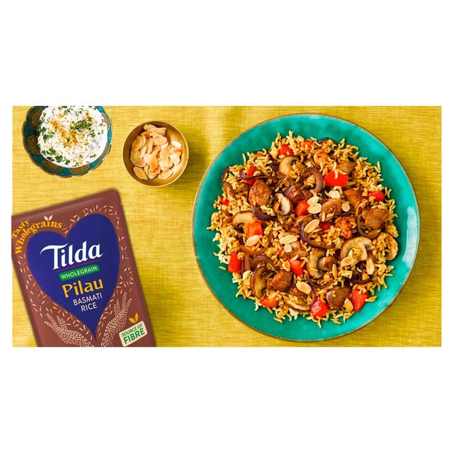 Tilda Microwave Wholegrain Pilau Basmati Rice   250g GOODS M&S   