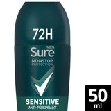 Sure Men Antiperspirant Deodorant Sensitive 50 ml GOODS ASDA   