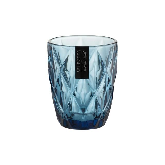 Ravenhead Gemstone Blue Mixer Glass 27CL   2 per pack GOODS M&S   