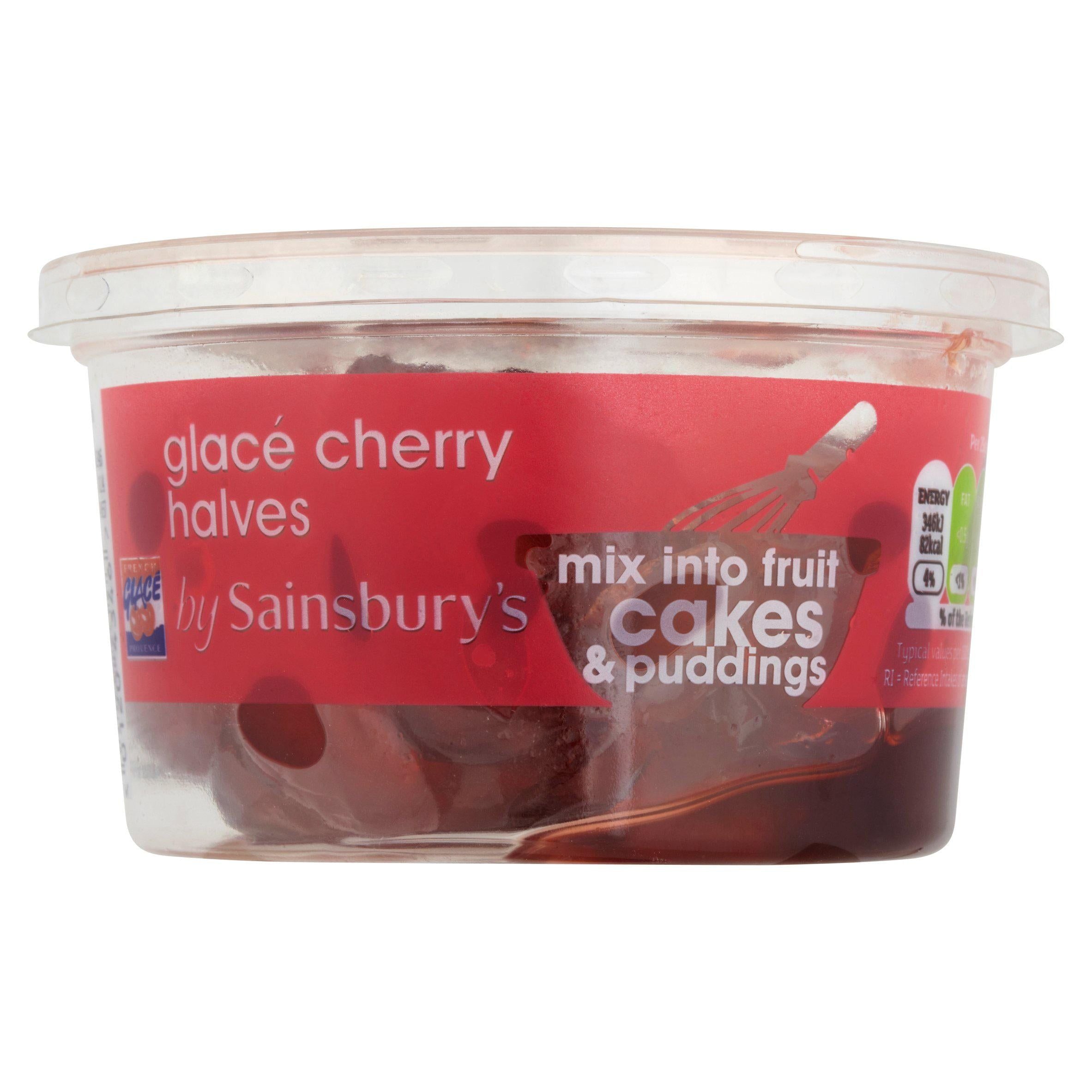 Sainsbury's Glace Cherries, Halves 200g GOODS Sainsburys   