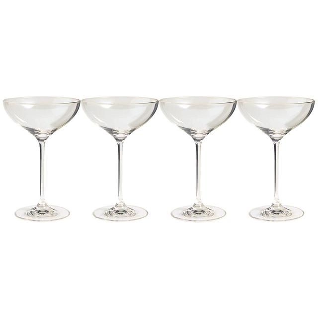 M&S The Sommelier's Edit Set of 4 Champagne Saucers 'One Size Clear   4 per pack