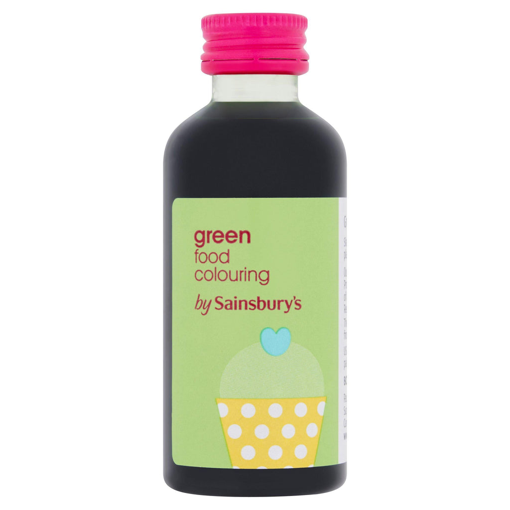 Sainsbury's Green Food Colouring 60ml