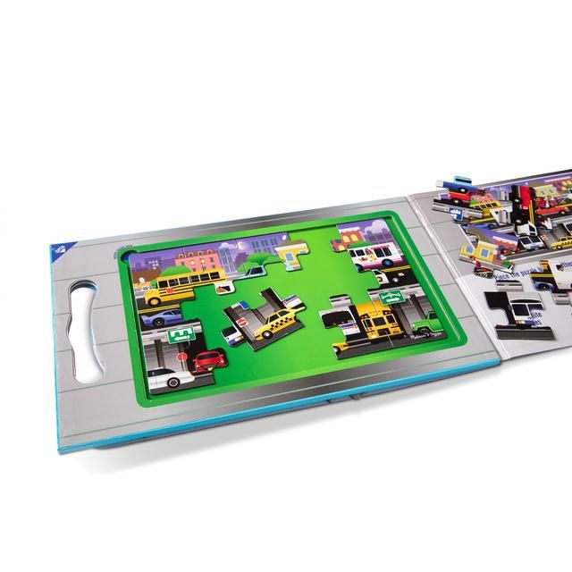 Melissa & Doug Take Along Magnetic Jigsaw Puzzles - Vehicles