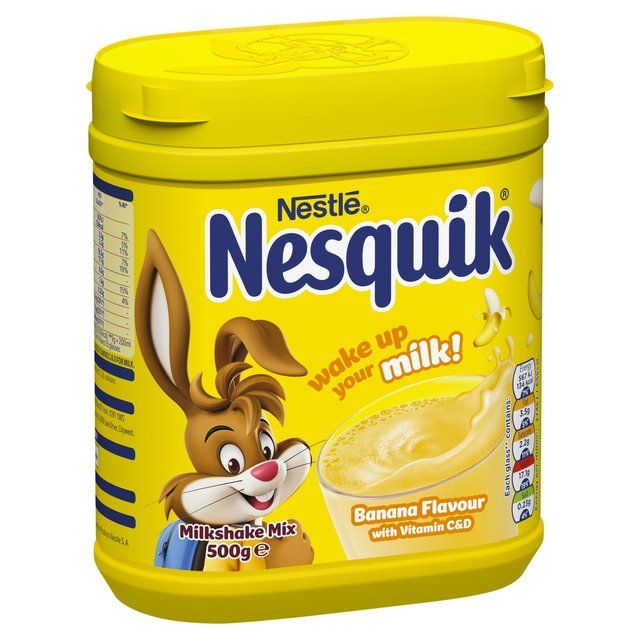 Nesquik Banana Milkshake Powder Tub   500g GOODS M&S   