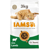 IAMS Adult Dry Cat Food Lamb   3kg