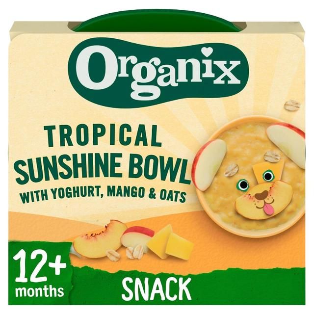 Organix Tropical Sunshine Bowl With Yoghurt Mango & Oats Toddler Food   120g GOODS M&S   