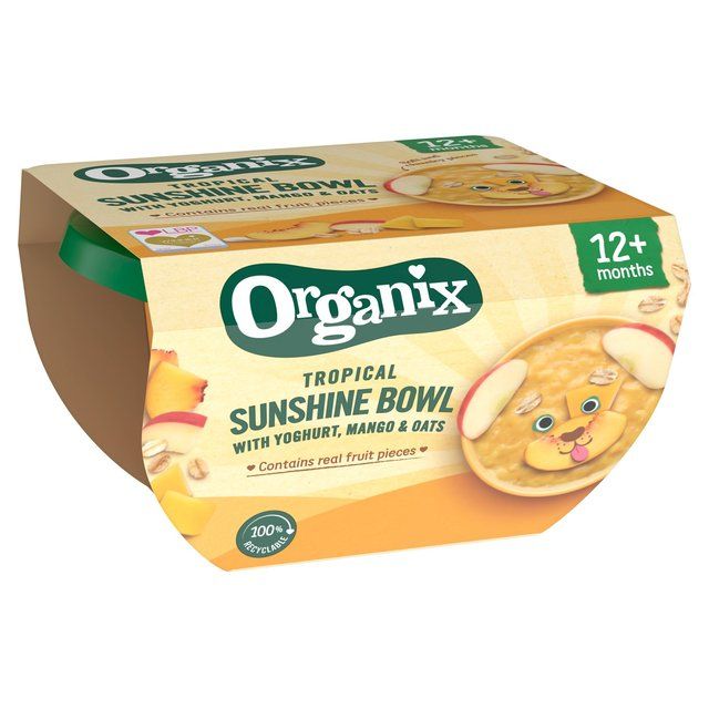 Organix Tropical Sunshine Bowl With Yoghurt Mango & Oats Toddler Food   120g GOODS M&S   