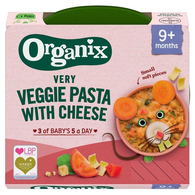 Organix Very Veggie Pasta With Cheese Baby Food   190g GOODS M&S   