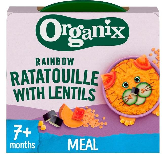 Organix Rainbow Ratatouille With Lentils Baby Food 7 months   130g GOODS M&S   