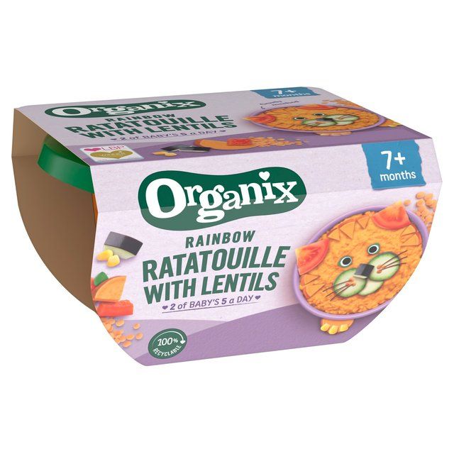 Organix Rainbow Ratatouille With Lentils Baby Food 7 months   130g GOODS M&S   