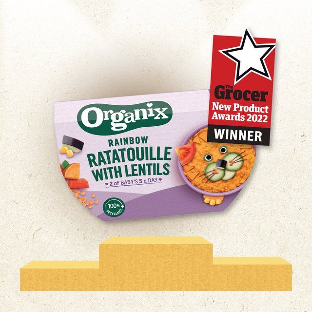 Organix Rainbow Ratatouille With Lentils Baby Food 7 months   130g GOODS M&S   