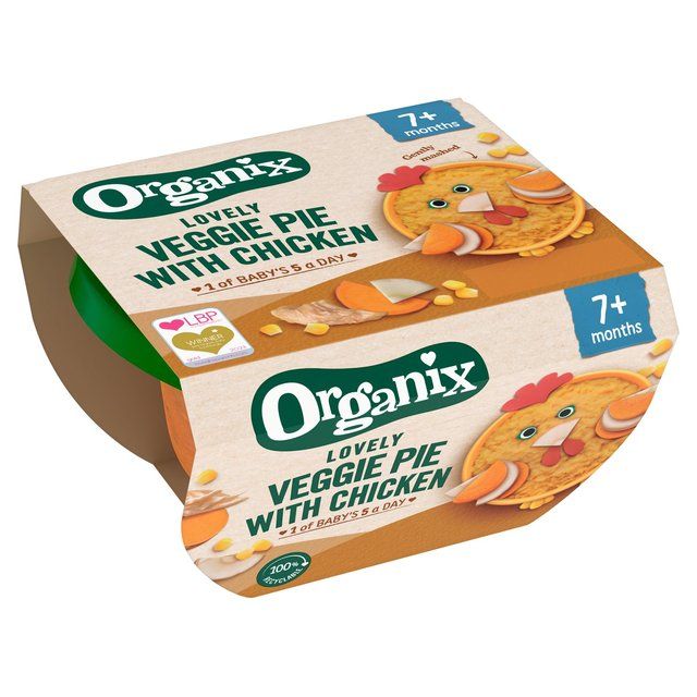 Organix Chicken & Vegetable Pie Baby Food 7 months   130g GOODS M&S   