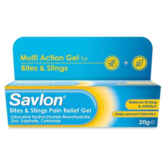 Savlon Bites & Stings Pain Relief Gel   20g