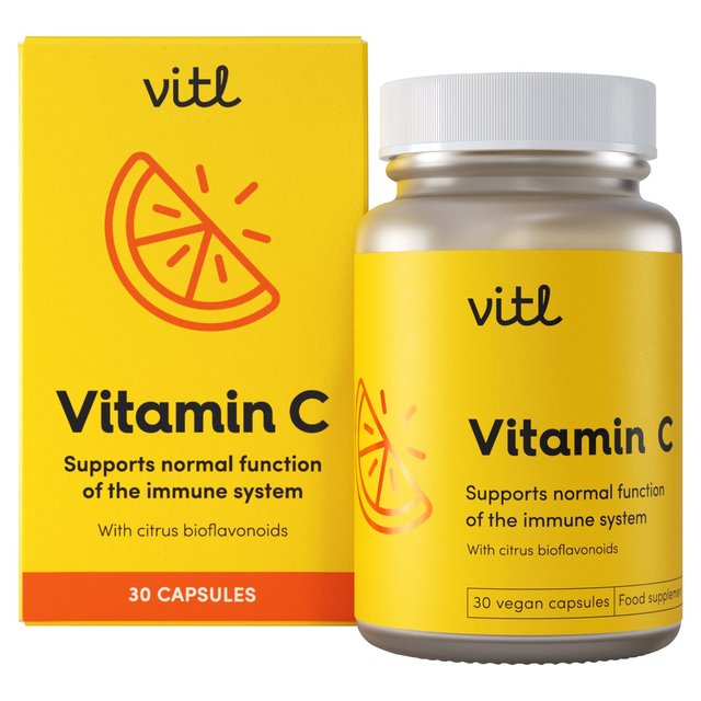 Vitl Vitamin C Capsules   30 per pack GOODS M&S   