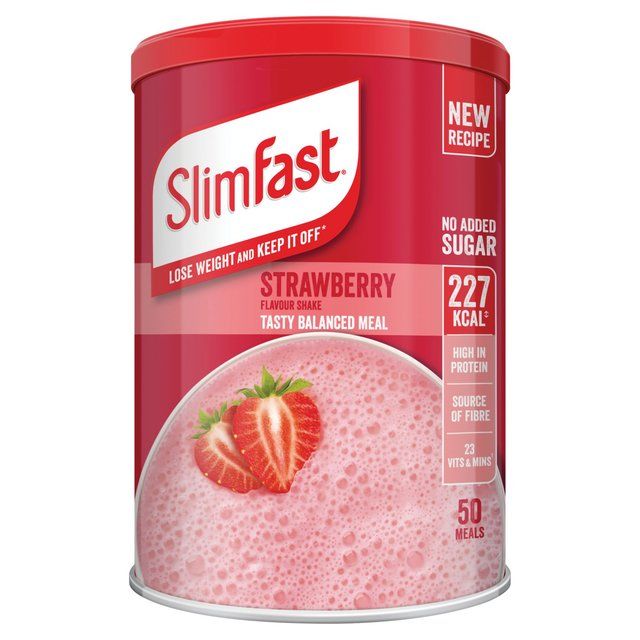 SlimFast 50 Serves Strawberry Powder    1.825kg