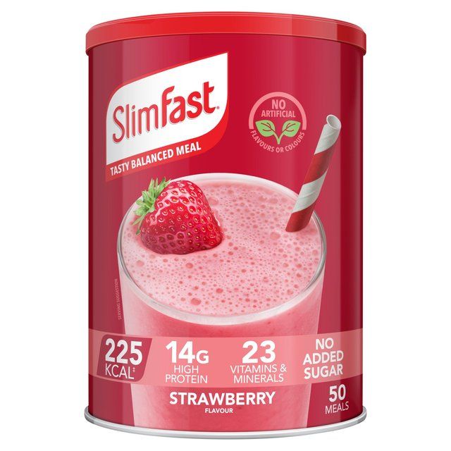 SlimFast 50 Serves Strawberry Powder    1.825kg