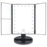 Rio 24 LED Touch Dimmable Makeup Magnification Mirror- Black GOODS Superdrug   