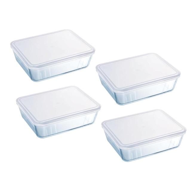 Pyrex Cook & Freeze 4 piece Batch Cook Set   4 per pack