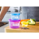 KitchenCraft Stacking Portion Control Storage Pots