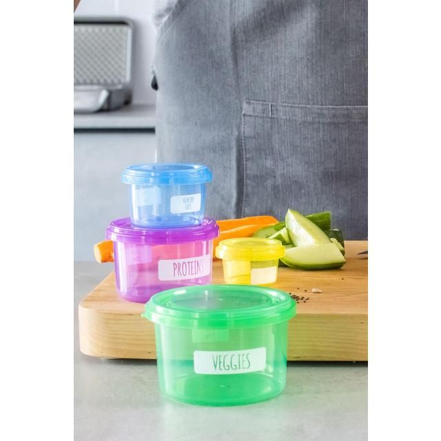 KitchenCraft Stacking Portion Control Storage Pots