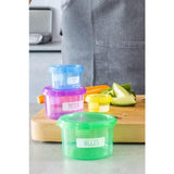 KitchenCraft Stacking Portion Control Storage Pots