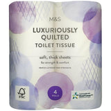 M&S Quilted Toilet Tissue   4 per pack GOODS M&S   